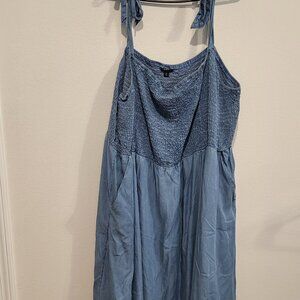Torrid Denim spaghetti strap summer dress size 6 (plus)